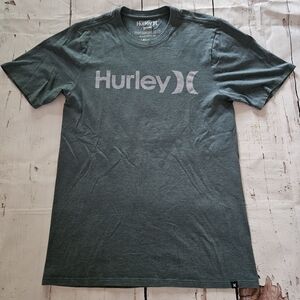 Hurley Women's Blue Grey Short Sleeve T-shirt Size Small